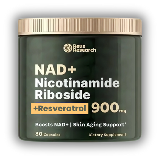 NAD+ Resveratrol Reus Research x 80 Cápsulas I